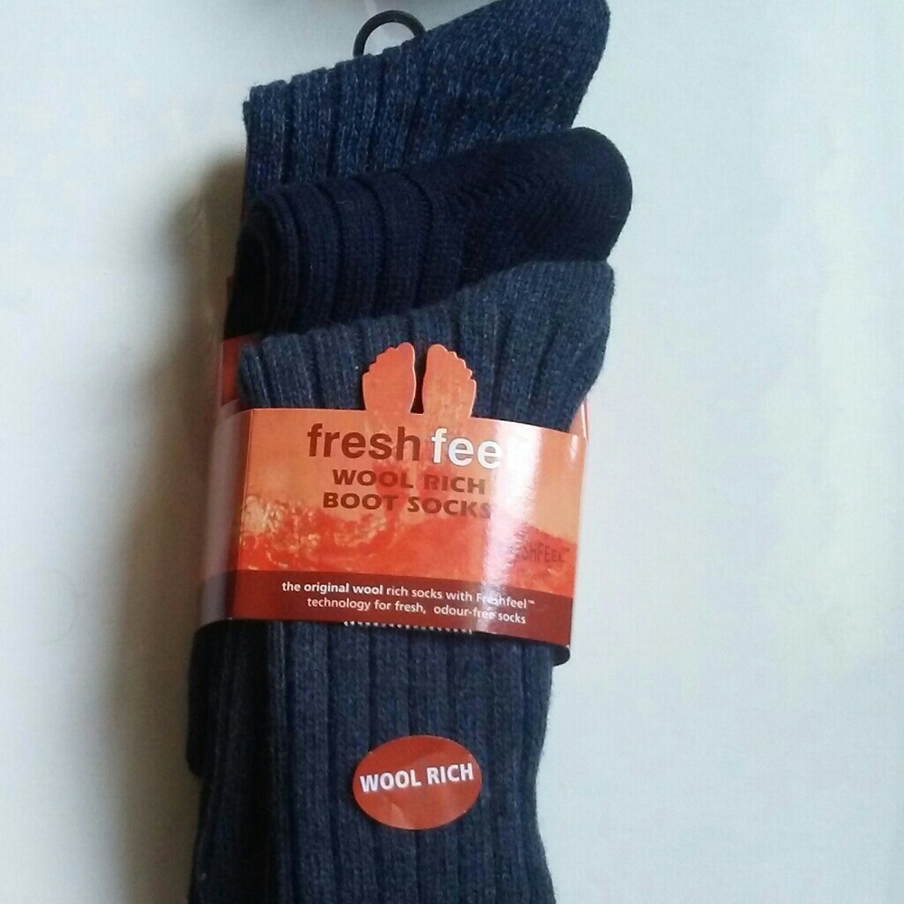 Fresh Feel Wool Blend socks